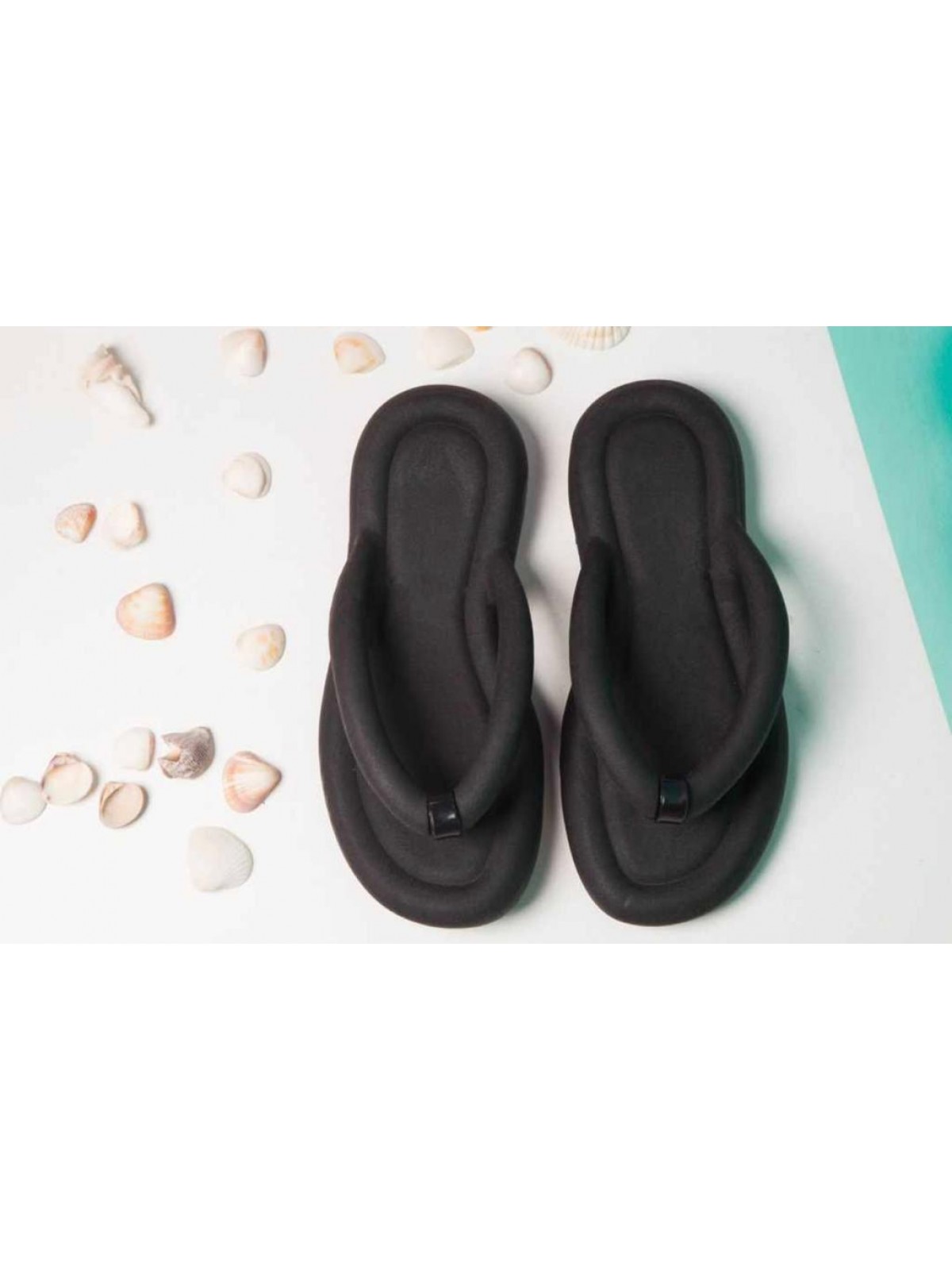Chinelo Dedo Flip Flop Preto