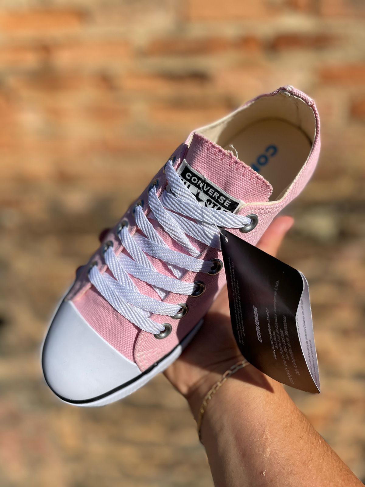 Tênis Cano Curto All Star Feminino Rosa