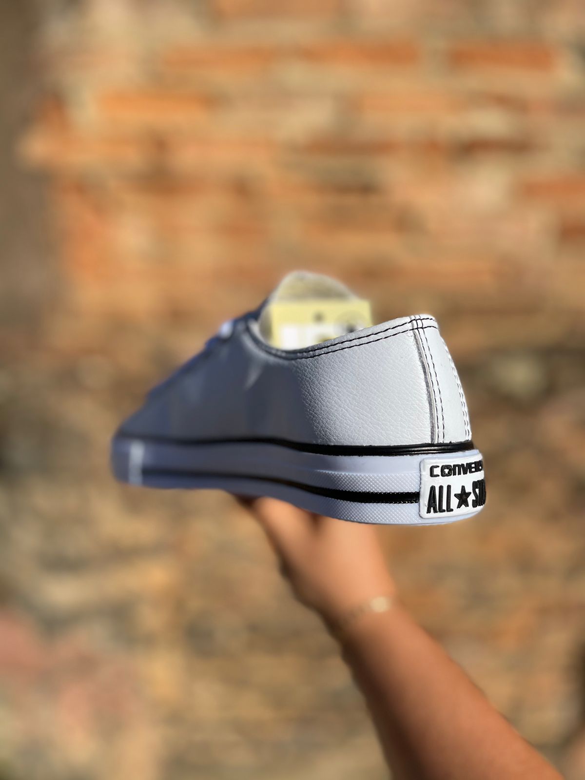 Tênis Cano Curto All Star Feminino Branco Sintético