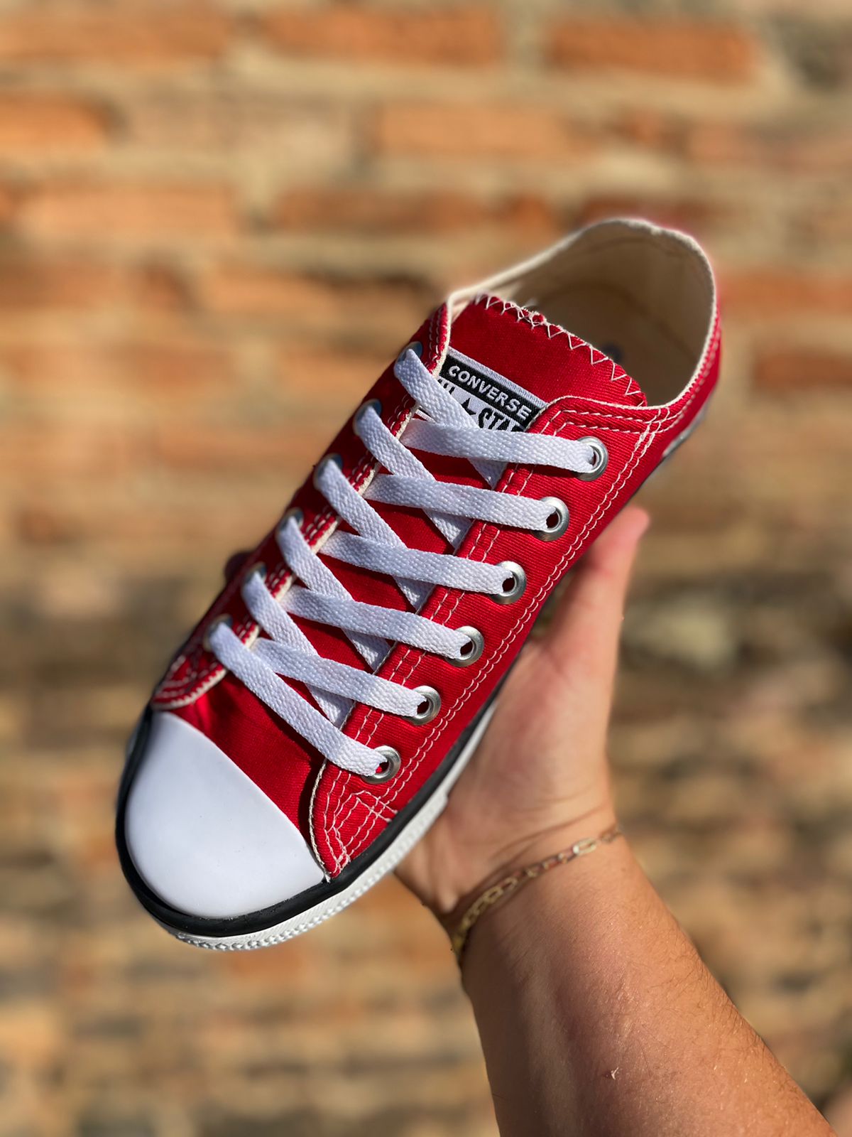 Tênis Cano Curto All Star Unissex Vermelho