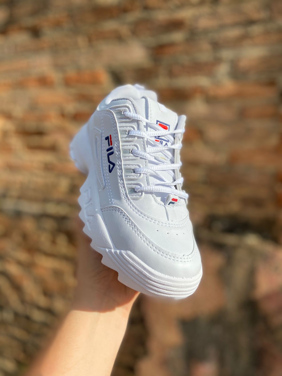 Tênis Disruptor Unissex Fila Branco