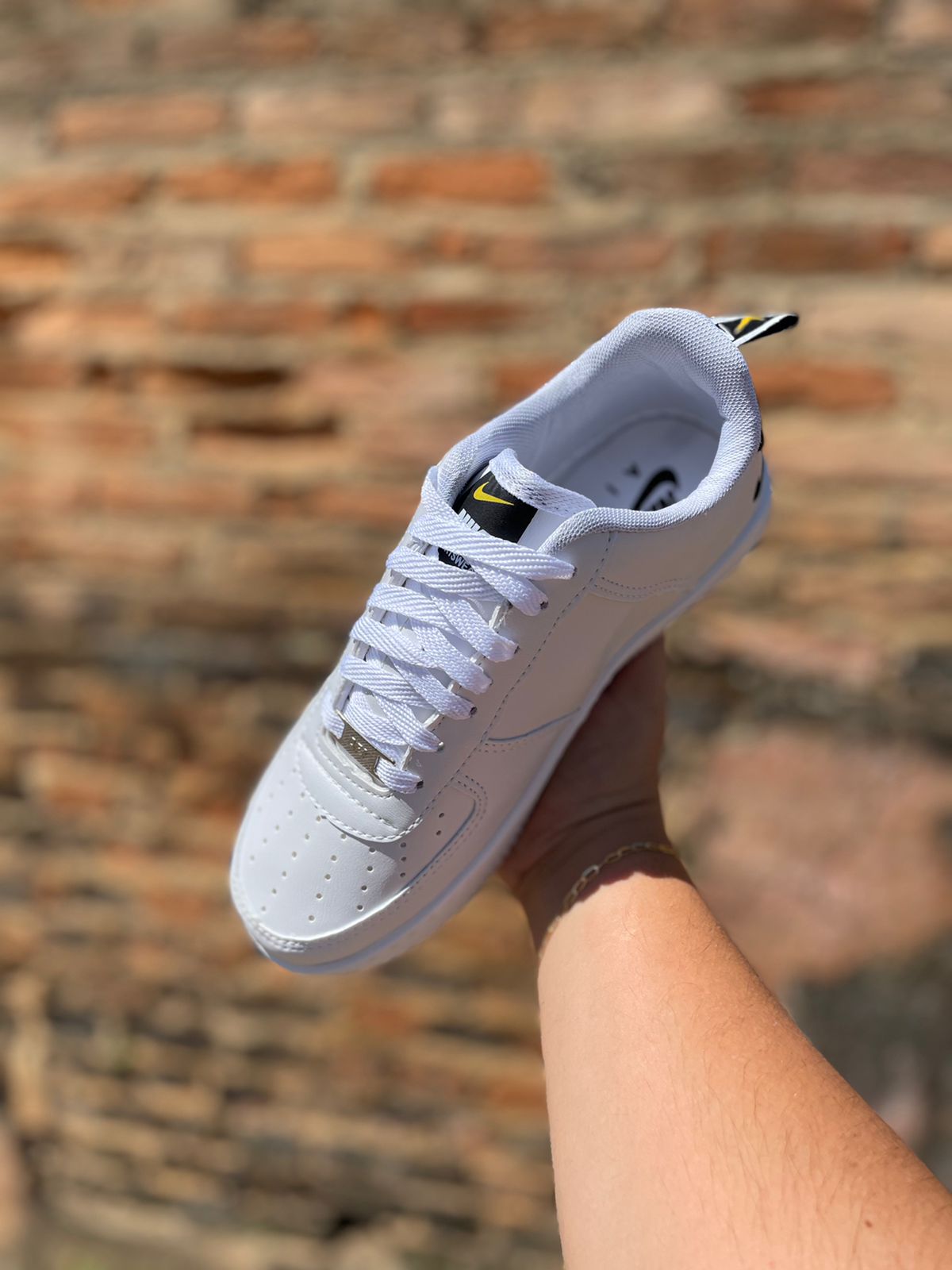 Tênis Air Force EL Masculino Nike Branco/Preto