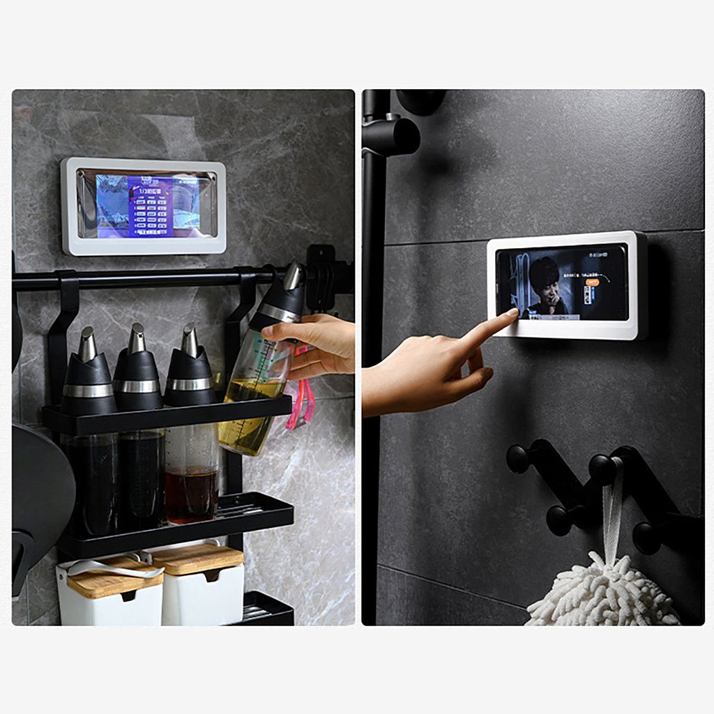 Capa De Celular Telefone Suporte De Parede Para Banheiro À Prova Dágua