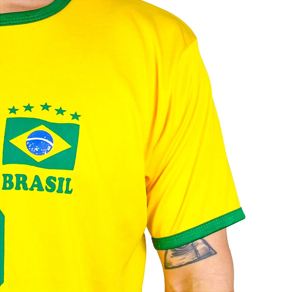 Camisa Brasil Copa do Mundo Torcedor Futebol