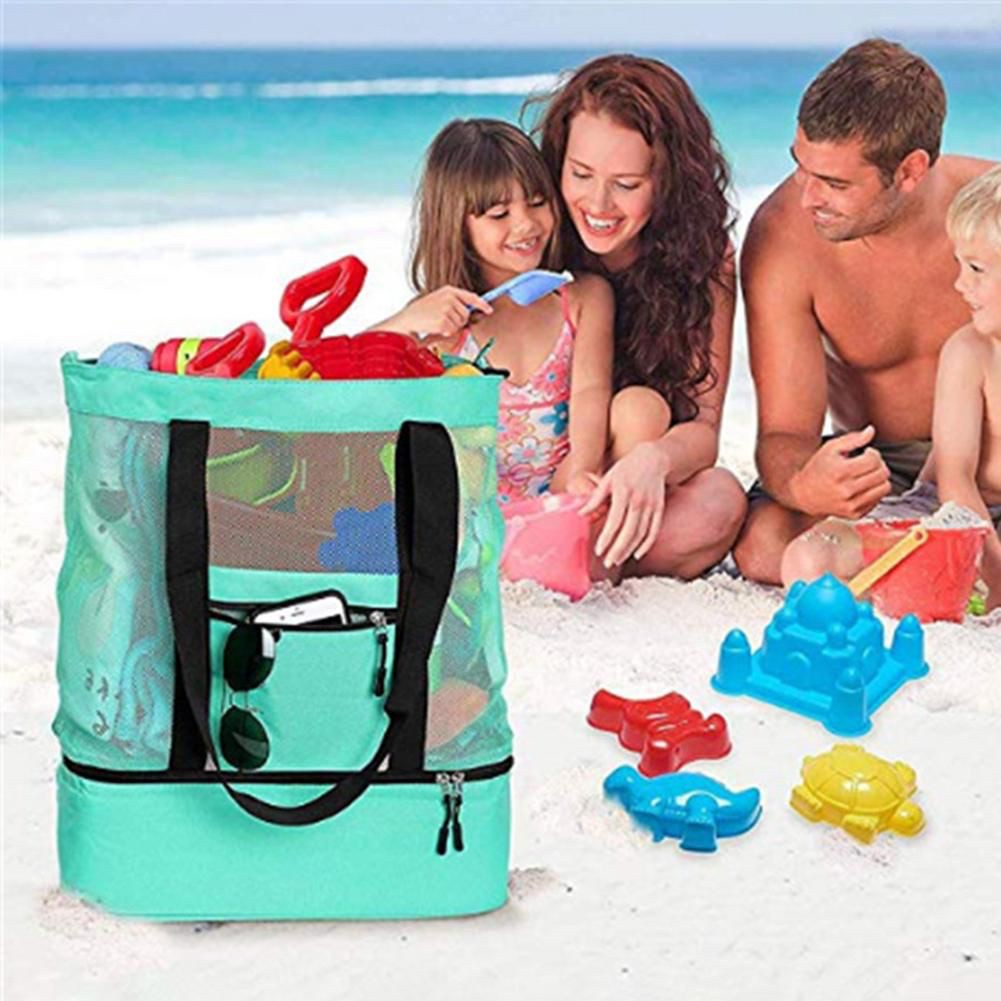 Bolsa Térmica C/ Compartimento Para Praia Piscina Campo