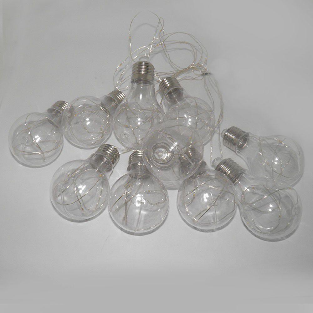 Fio De Fada Com 10 Lampadas De Led Pisca USB e Pilha