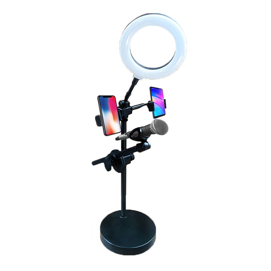 Tripe De Microfone Para Gravação Com Ring Light Usb