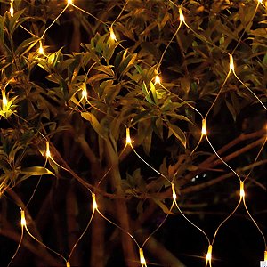 Pisca de LED Rede 160L 4x0,5M 8 Modos 110v Decoração Natal Ano Novo