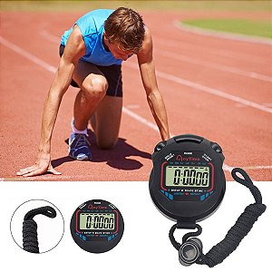 Cronômetro Digital De Mão Hora Alarme Crossfit Corrida