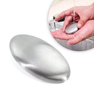 Sabonete De Inox Mágico Anti Odor Para As Mãos Tira Cheiro