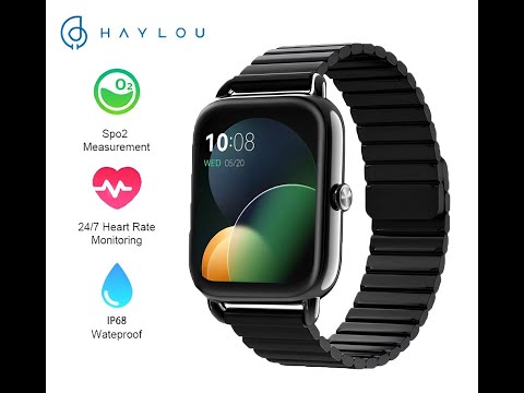 Smartwatch Xiaomi Haylou RS4 Plus Tela Amoled Pulseira Extra A Prova Dagua