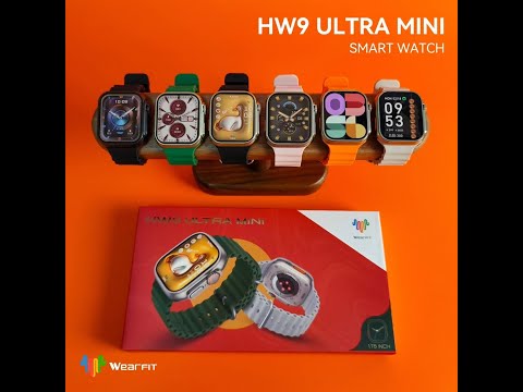 Smartwatch Hw9 Ultra Mini 41mm Serie 9 Com Pulseira Extra NFC Lançamento - Laranja