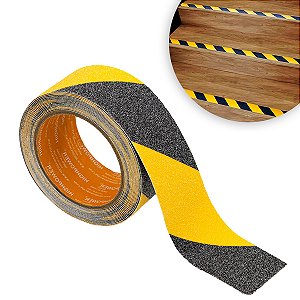 Fita Antiderrapante Autoadesiva Segurança Lixa Escada 5 Mts X 50mm