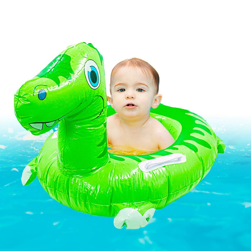 Boia Infantil Inflável Dinossauro Praia Piscina Criança Verão