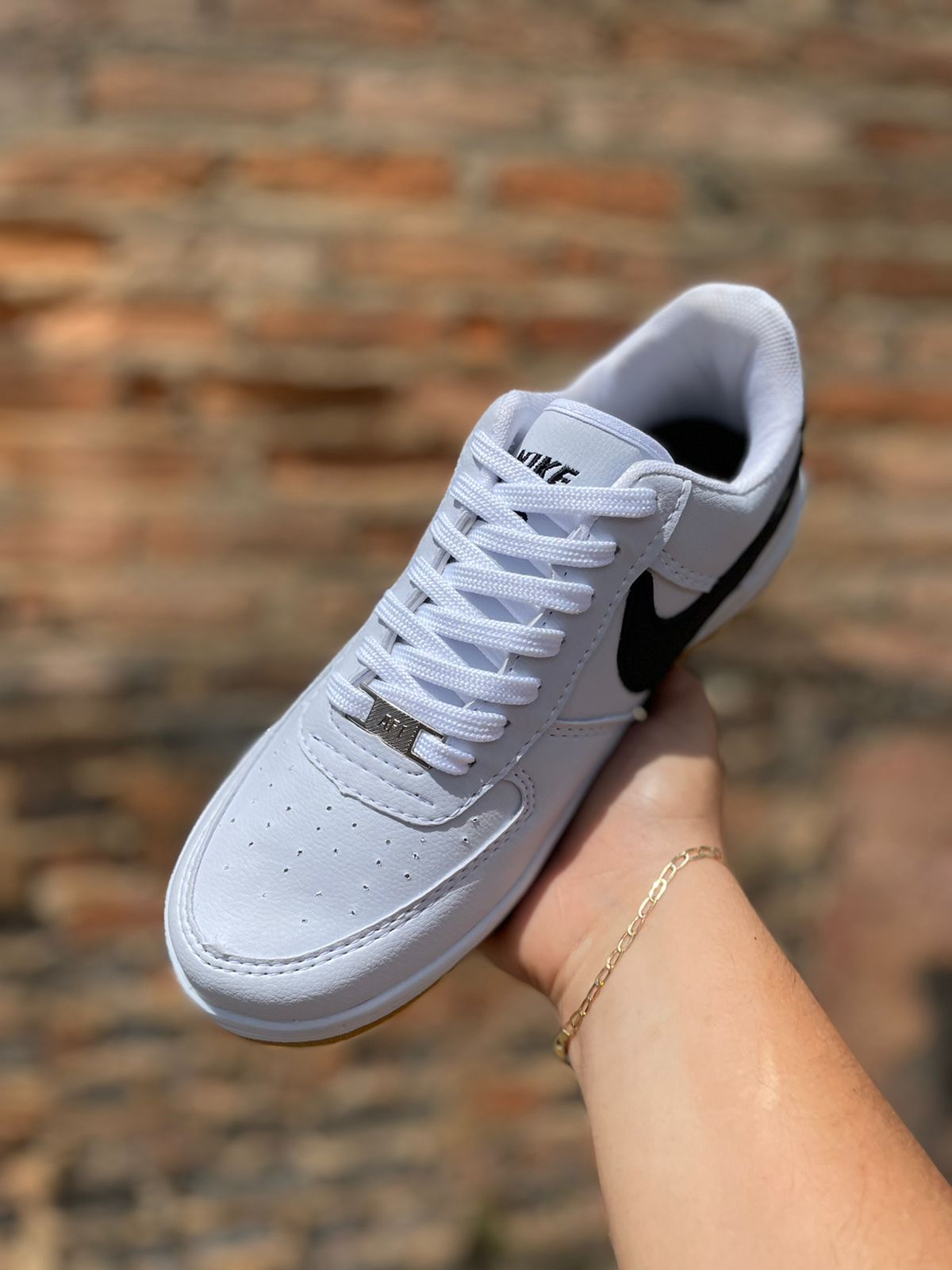 Tênis Air Force Unissex Nike Branco/Preto