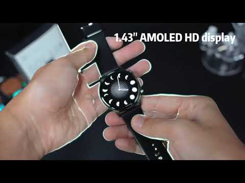 Smartwatch Xiaomi Haylou Solar Plus RT3 Amoled A Prova Dagua - Preto