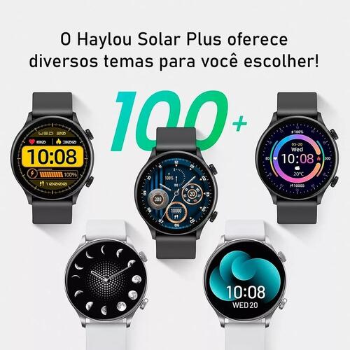 Smartwatch Xiaomi Haylou Solar Plus RT3 Amoled A Prova Dagua - Preto
