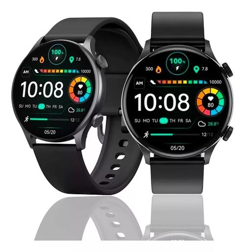 Smartwatch Xiaomi Haylou Solar Plus RT3 Amoled A Prova Dagua - Preto