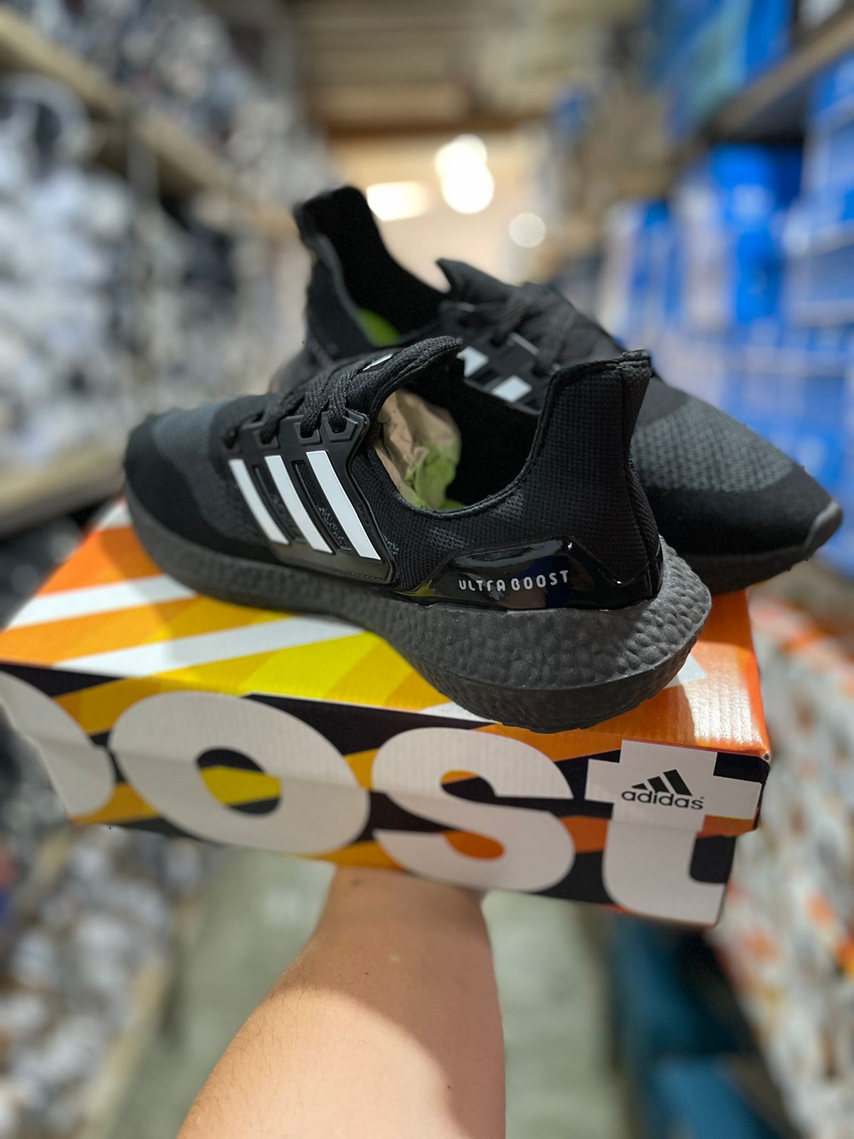 Tênis Ultraboost 21 Masculino Adidas Preto/Preto