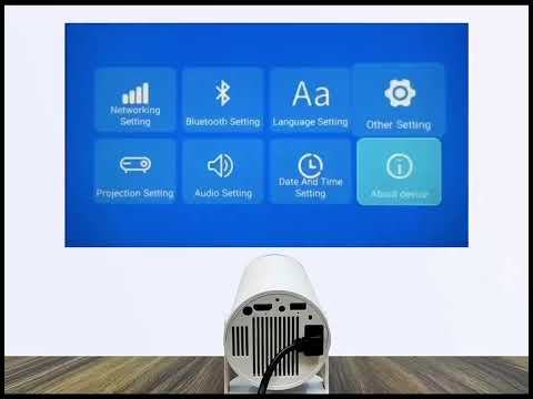 Projetor Hy300 Portátil Ultra HD 110v/220v