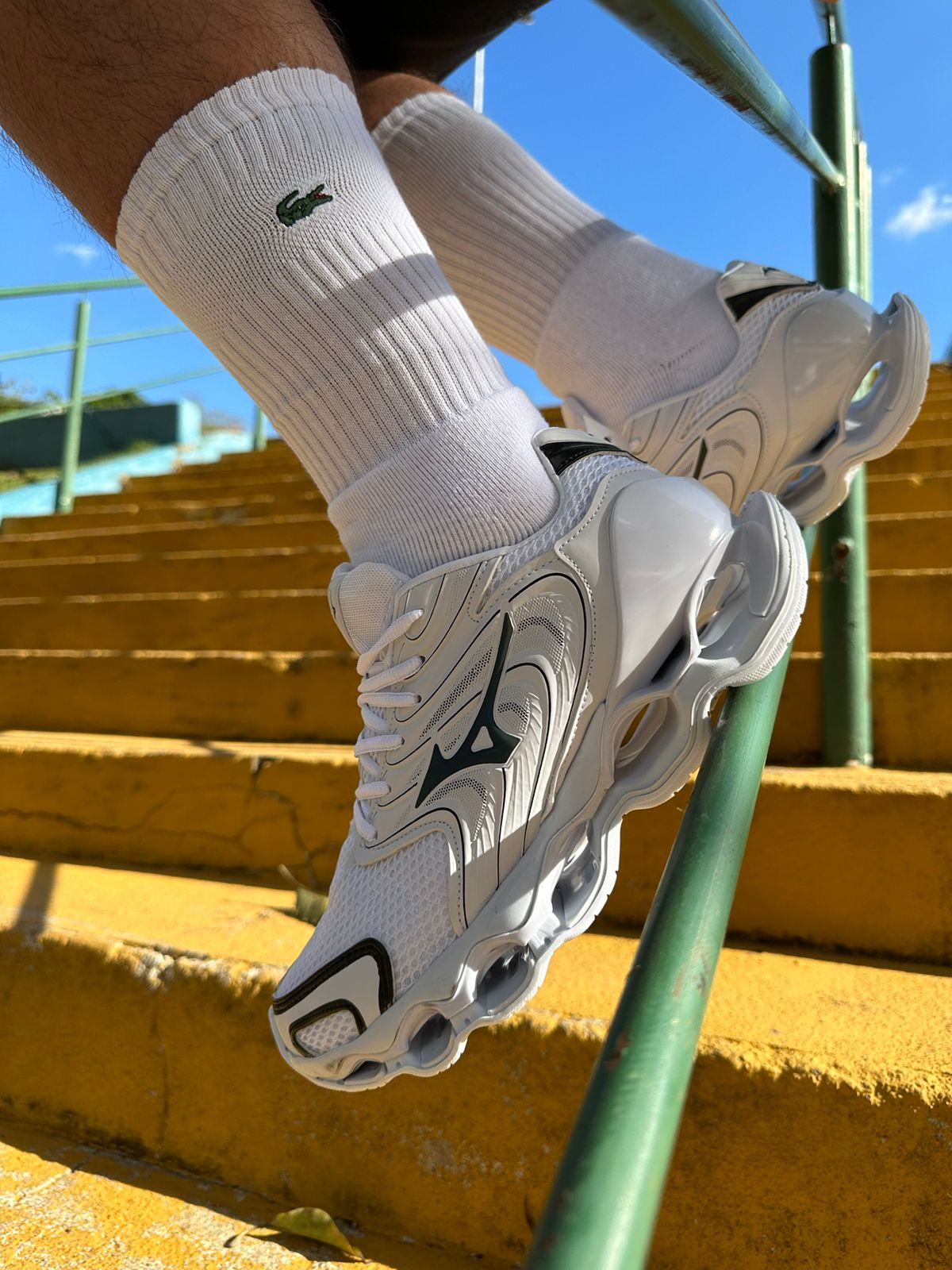 Tênis Wave Prophecy 12 Masculino Mizuno Branco