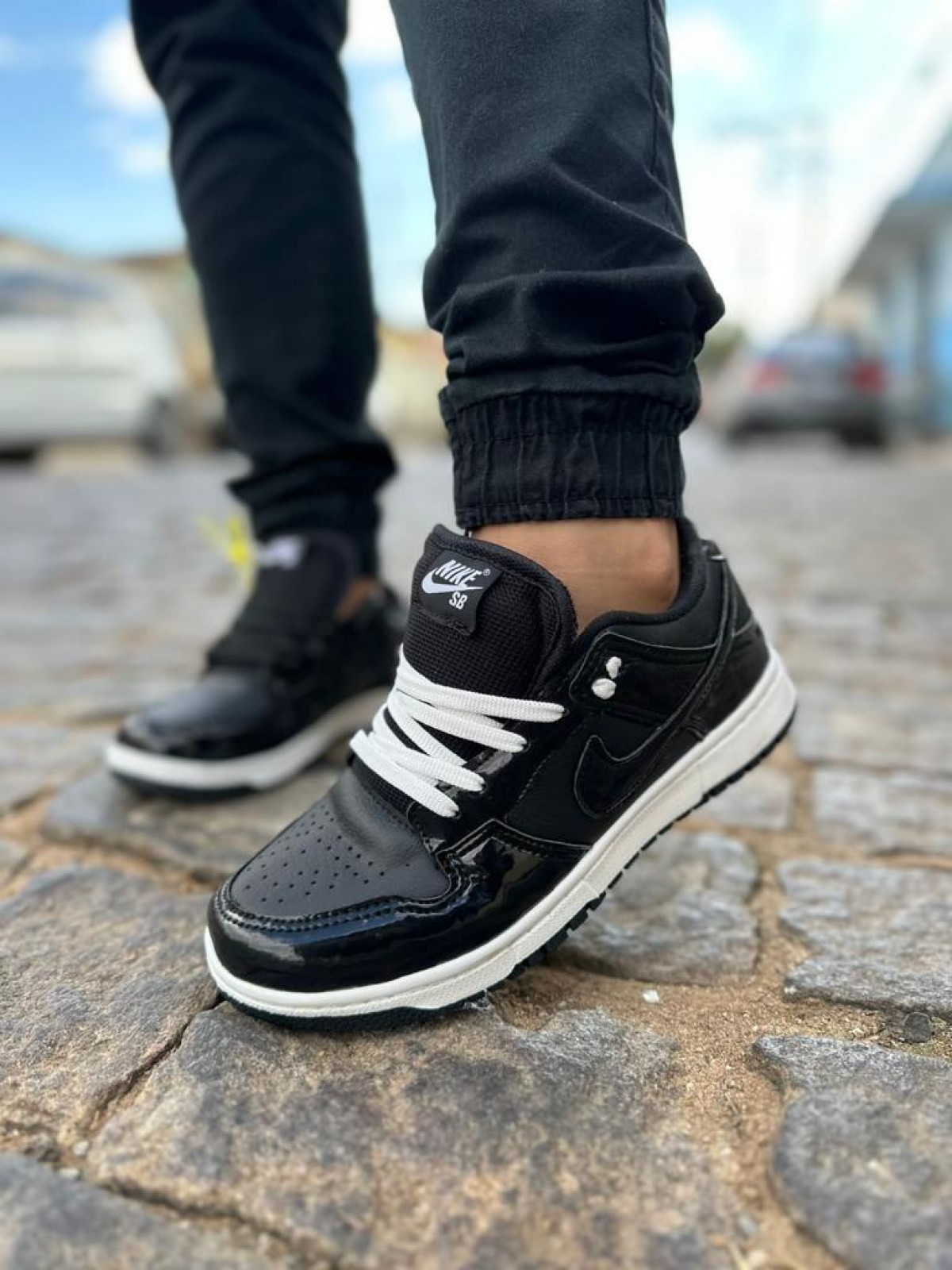 Tênis Dunk Low SB Feminino Premium Nike Preto