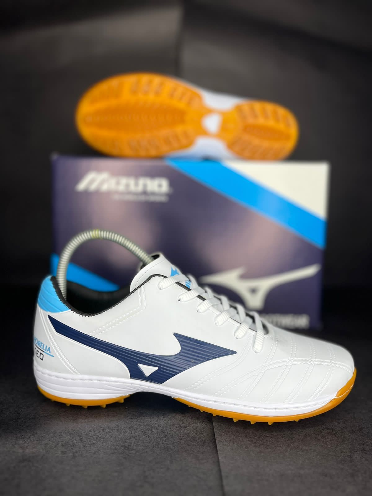 Chuteira Society Morelia Neo Masculino Mizuno Branco