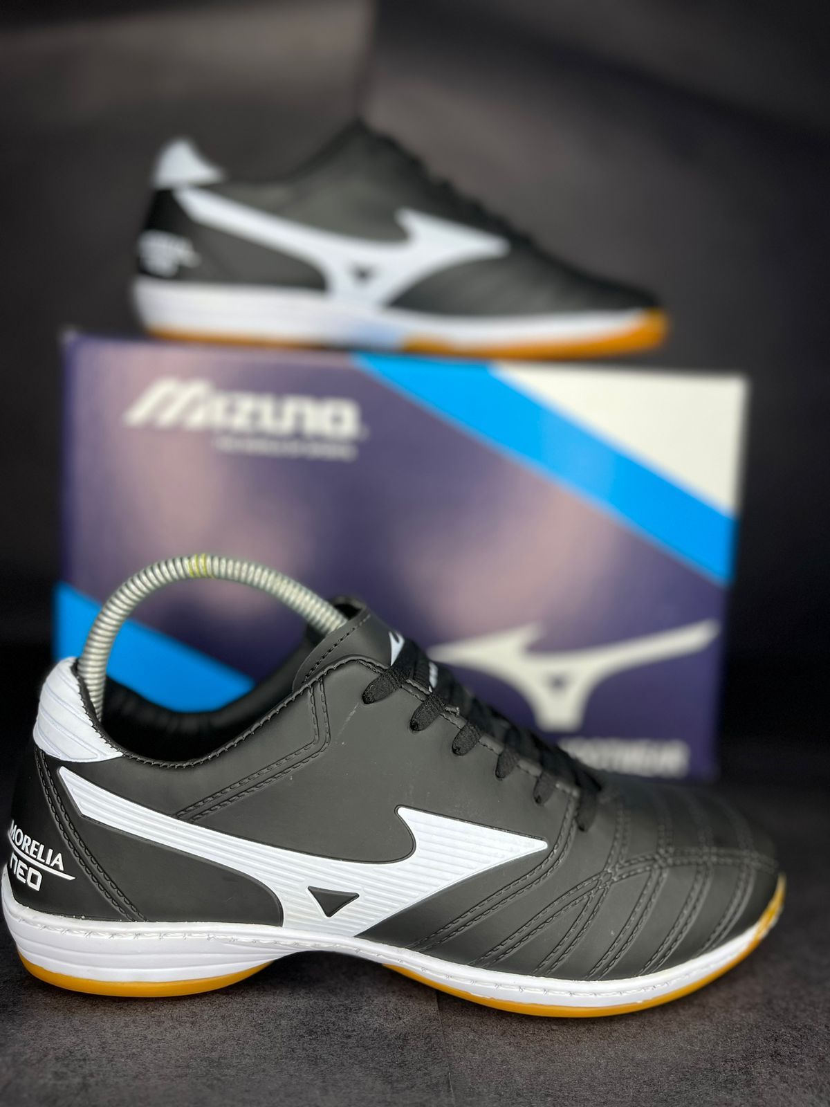 Chuteira Futsal Morelia Neo Masculino Mizuno Preto