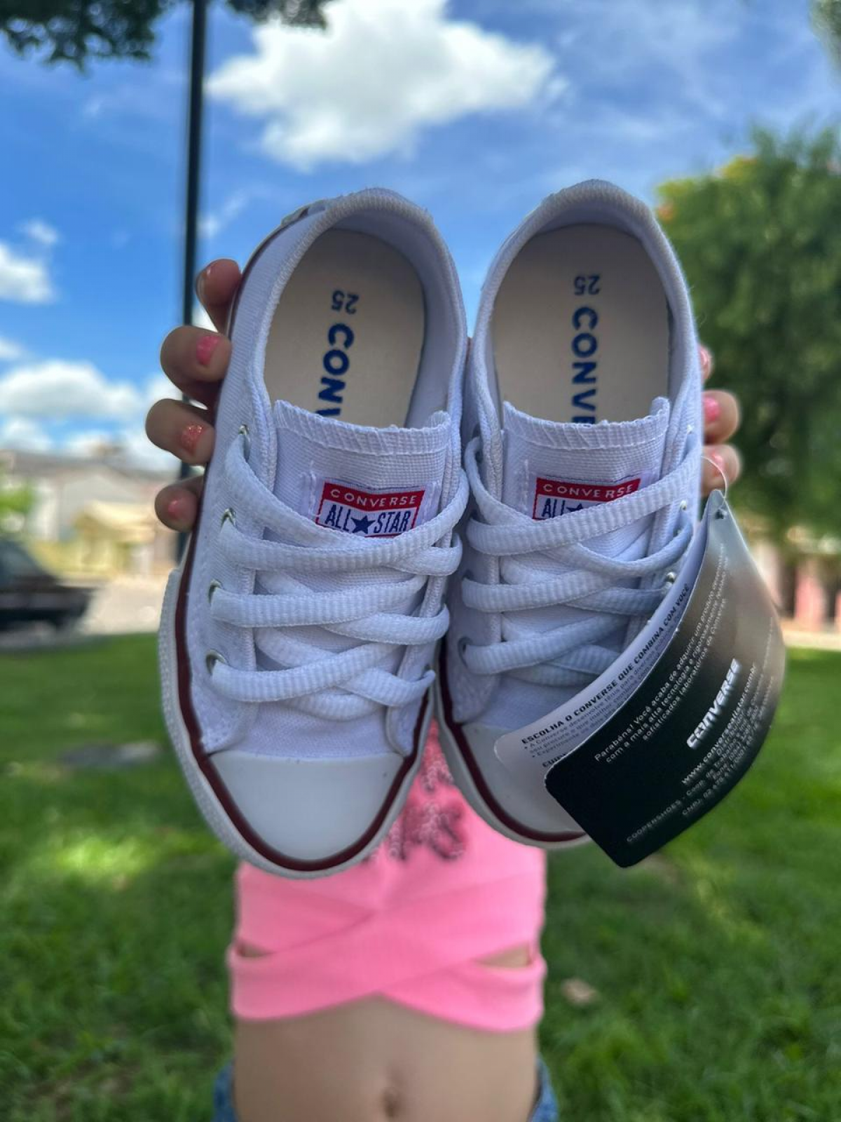 Tenis Infantil Unissex All Star Curto Branco Vulcanizado