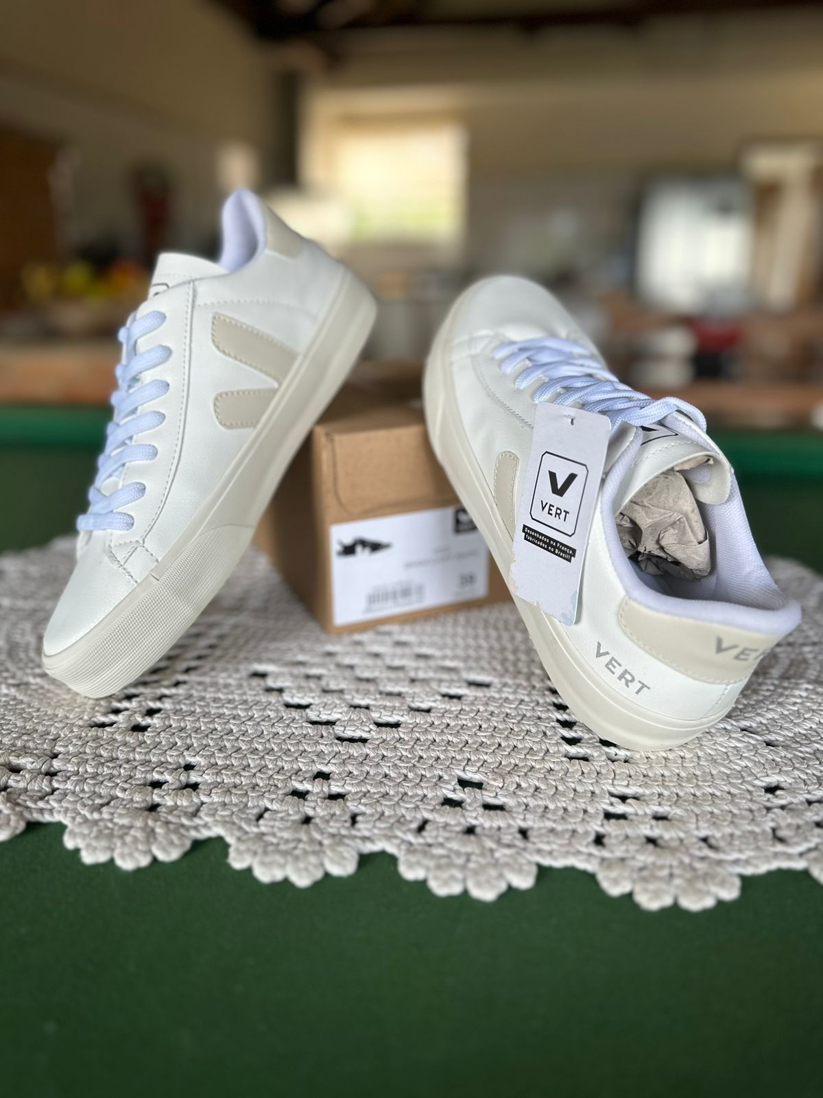 Tênis Esplar Feminino Vert Branco/Gelo