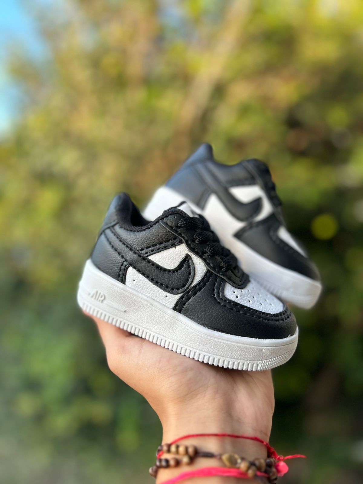 Tênis Infantil Air Force Unissex Nike Branco/Preto