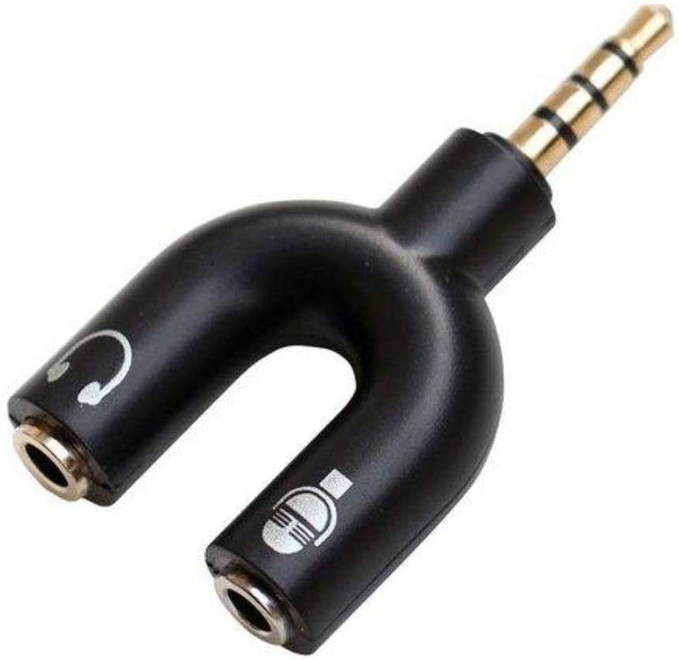 Adaptador P2 X P3 (Fone e Microfone) – CORES SORTIDAS